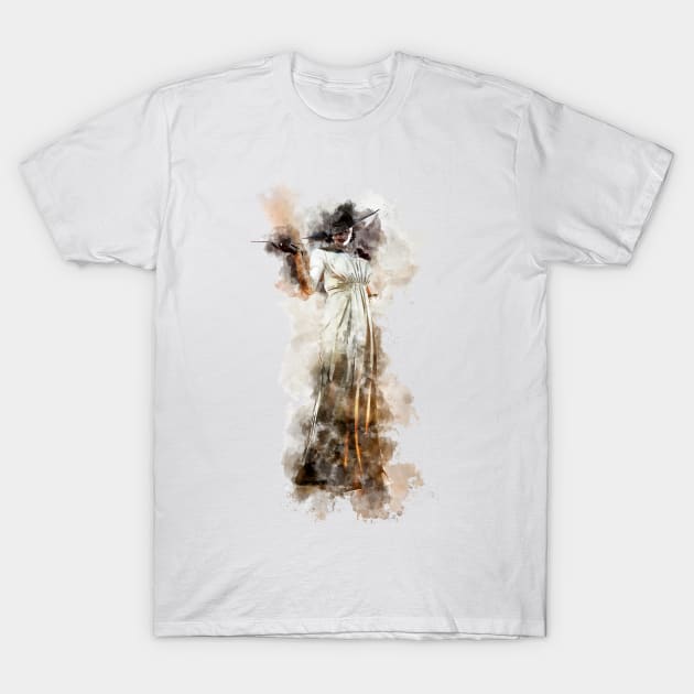 Lady Dimitrescu - RE: Village *watercolor* T-Shirt by Stylizing4You